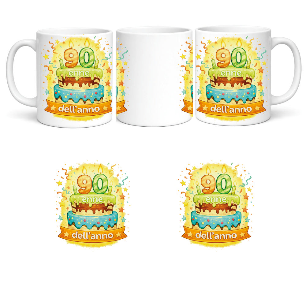 Tazza in Ceramica Torta di compleanno – Tazza Personalizzata PS 09370-0004