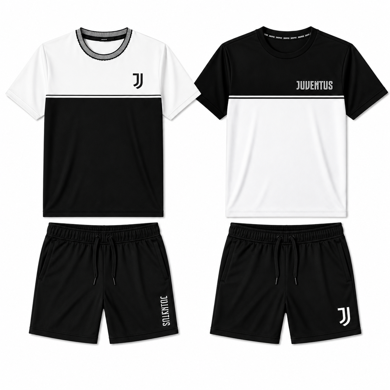 Pigiama Juve Corto da Adulto Juventus – Prodotto Ufficiale Personalizzabile  – PS 46701