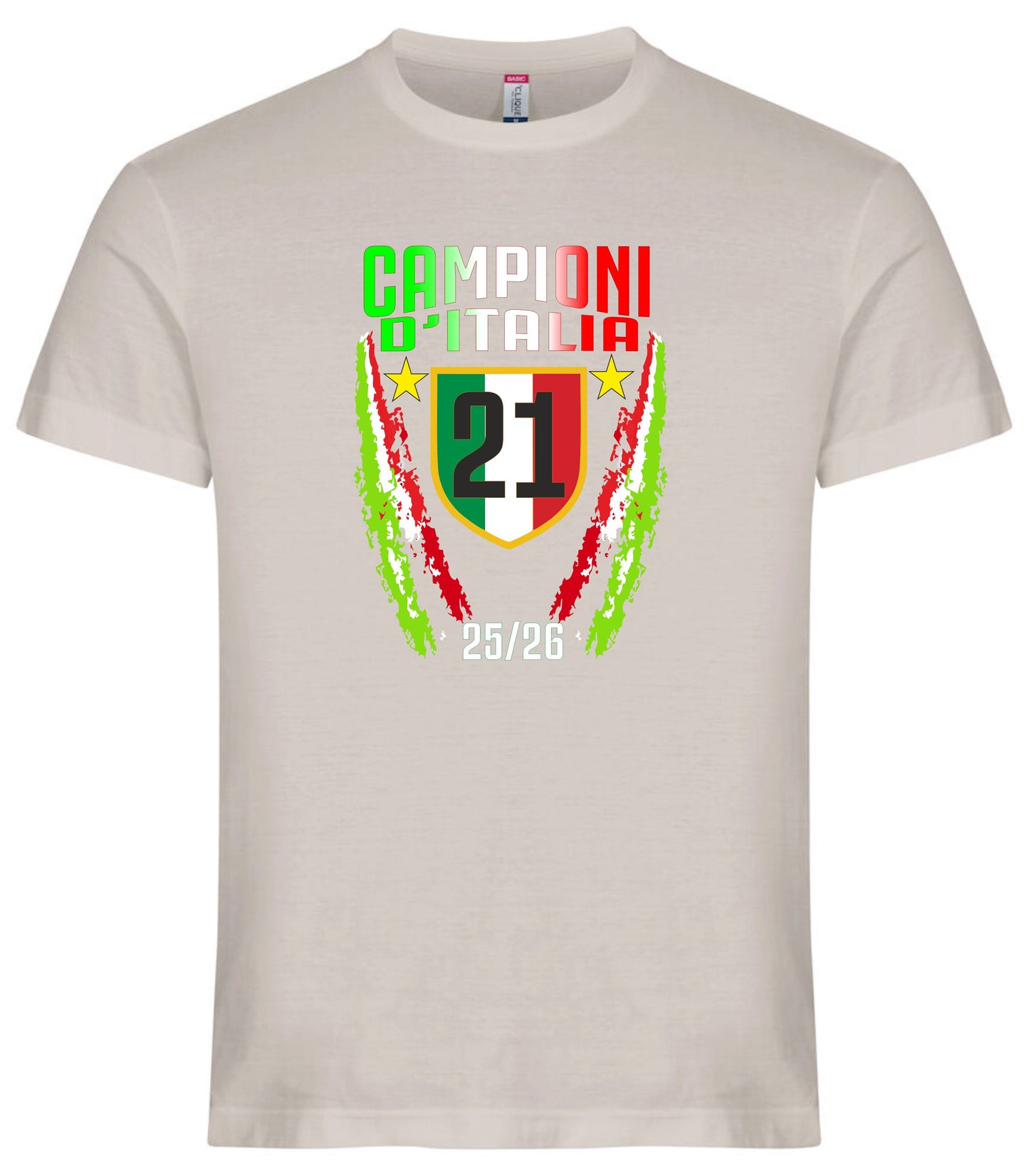 T-Shirt Inter Campione d’Italia 2025/2026 – Seconda Stella 21 Scudetti – PS 27431-A040 INT