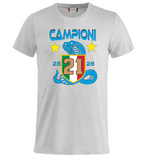 T-Shirt Inter Campione d’Italia 2025/2026 –  21 Scudetti Biscione  – PS 27431-INT-08