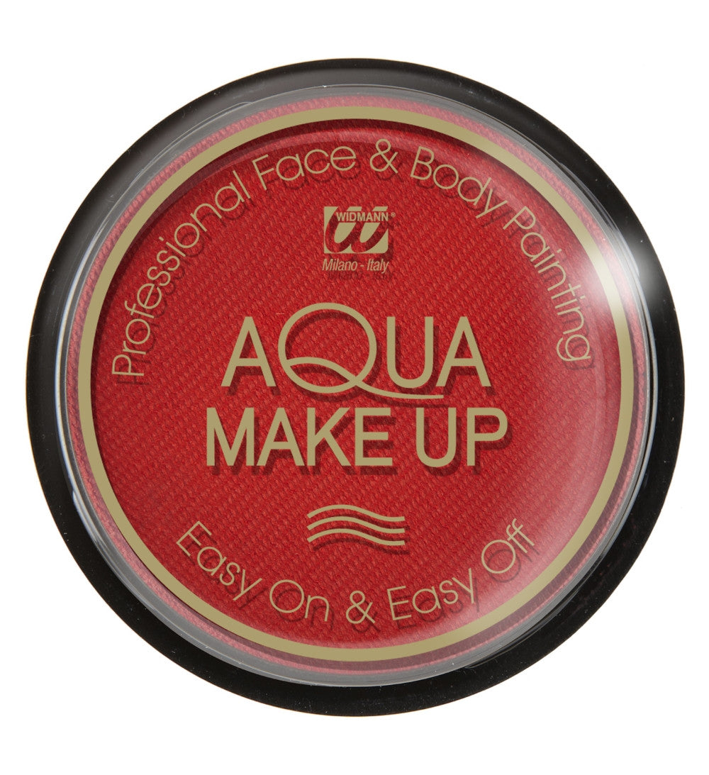 Trucco Viso ad Acqua Rosso – Make Up Professionale Body Painting – 15 g – PS 01196