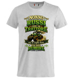 T-Shirt Nonno Russi Come Un Trattore Ma Ti Voglio Bene Piu' Del Rumore – Maglietta Personalizzabile PS 27431-A-146