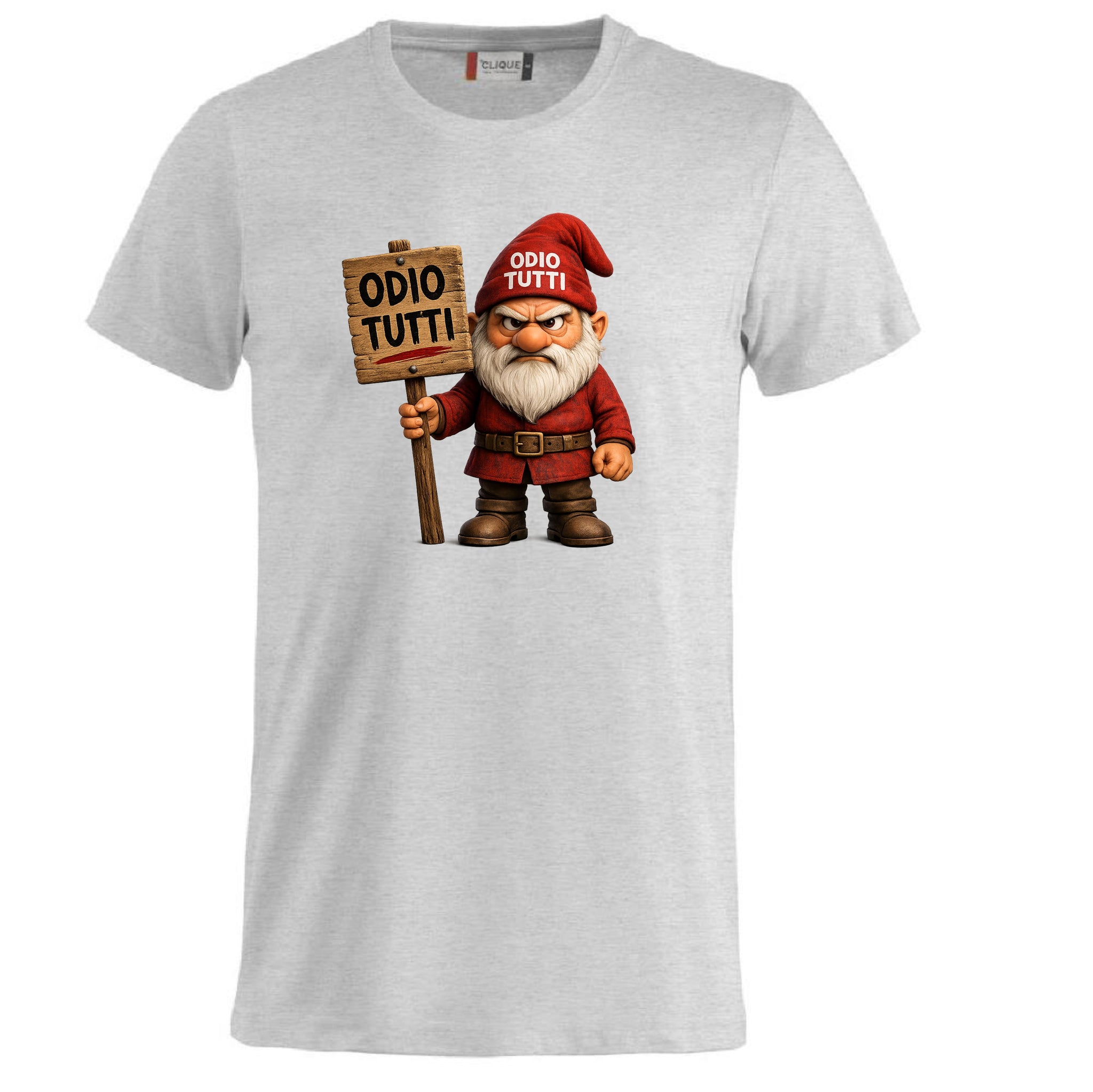 T-Shirt Uomo Simpatica Odio Tutti – Personalizzabile con Nome – PS 27431-A-155