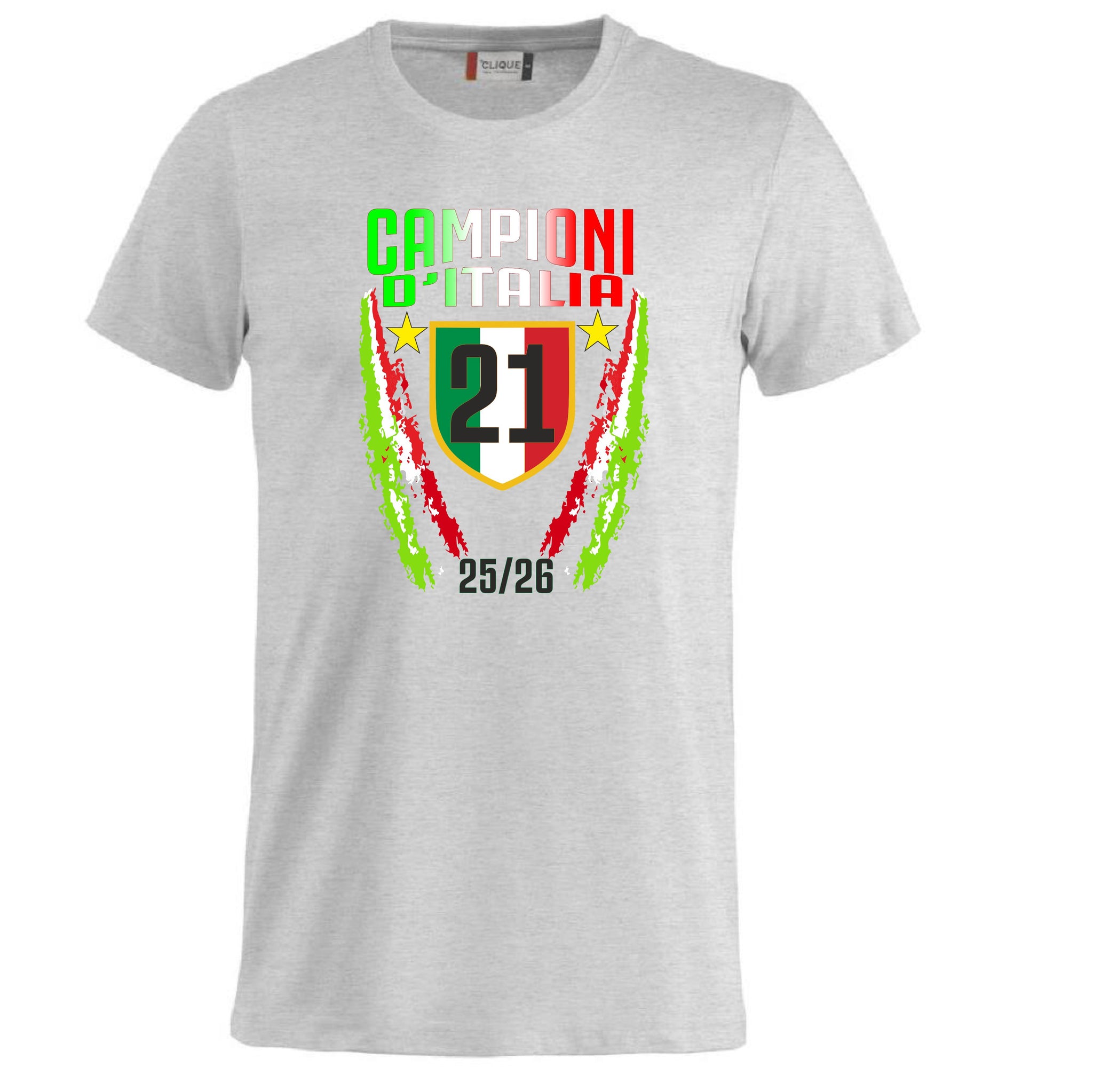 T-Shirt Inter Campione d’Italia 2025/2026 – Seconda Stella 21 Scudetti – PS 27431-A040 INT