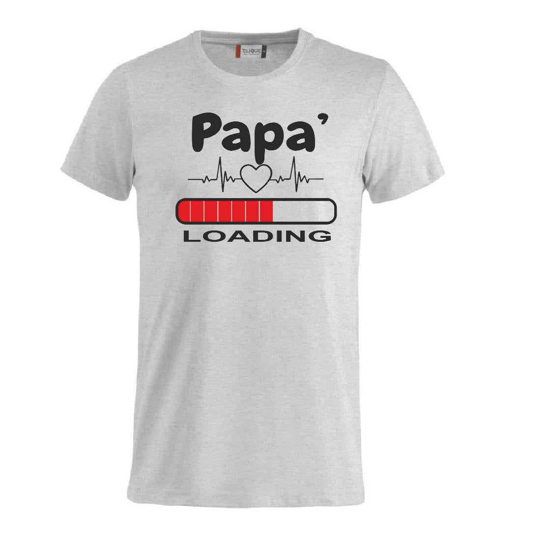 T-Shirt Personalizzabile Unisex “Papà loading...” – Festa del papà – PS 27431-A055