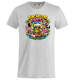 T-Shirt Addio al Celibato Bachelor Party Crew No Rules All Fun Personalizzabile con Nome PS 27431-A-40