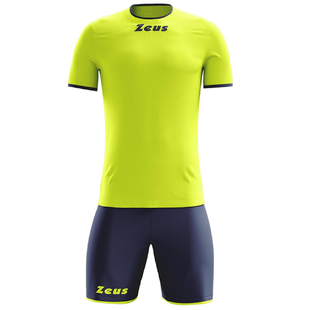 Completo Calcio Zeus Kit Sticker – Maglia e Pantaloncino – Personalizzabile con Nome e Numero PS 12800