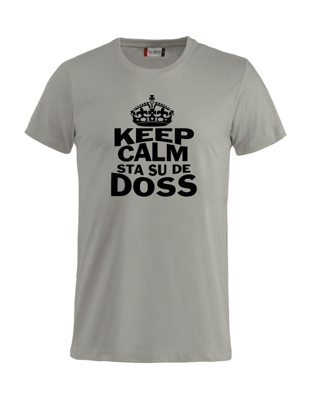 T-Shirt “Keep Calm Sta Su De Doss” Uomo e Bambino – Maglietta Simpatica con Stampa – PS 27431-A010