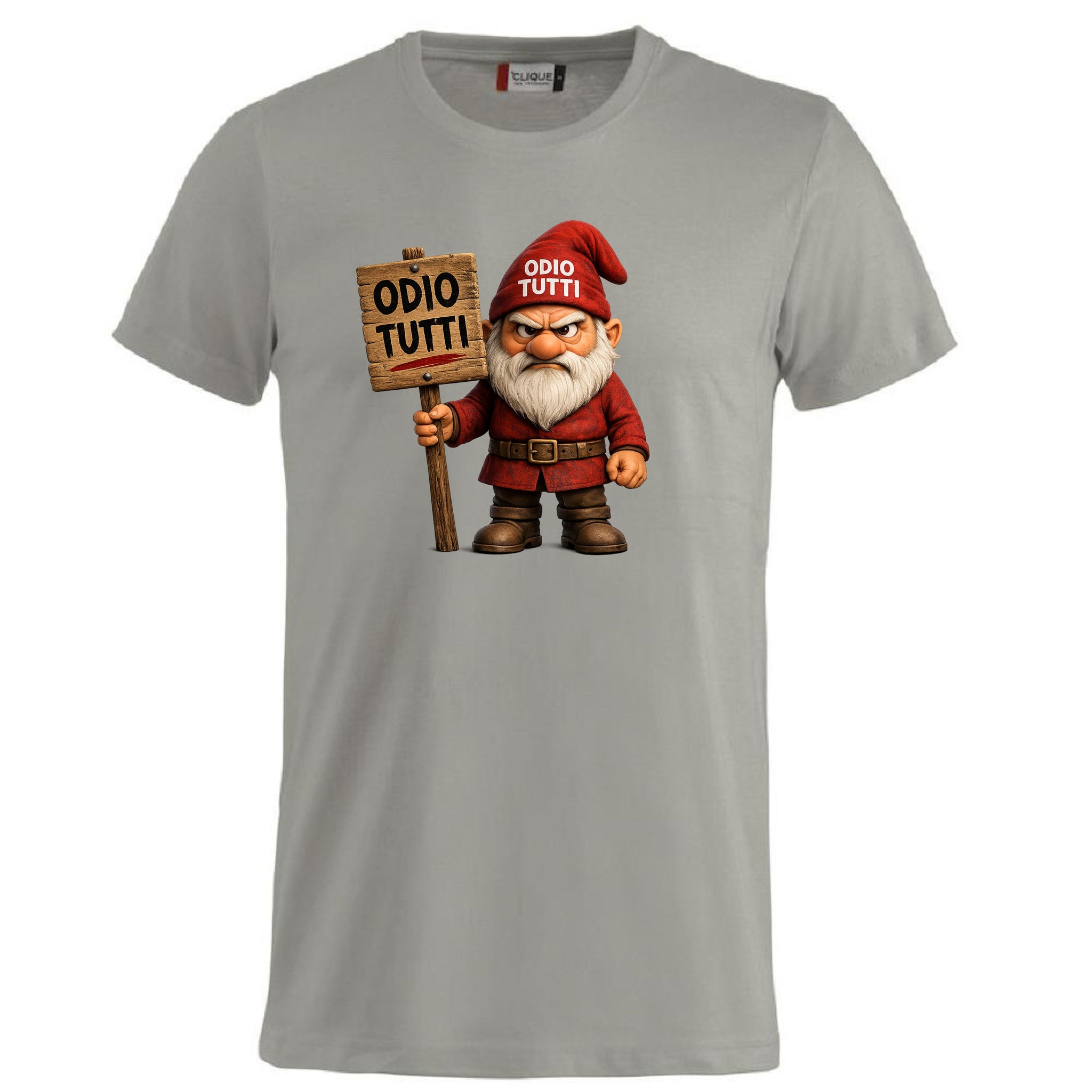 T-Shirt Uomo Simpatica Odio Tutti – Personalizzabile con Nome – PS 27431-A-155