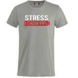 T-Shirt Uomo “Stress Attenzione 99%” – Maglietta Simpatica e Divertente PS 27431-A002