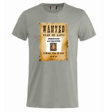 T-Shirt “Wanted Dead or Alive” Personalizzata con la Tua Foto – Mod. PS 27431-A061 - PRS