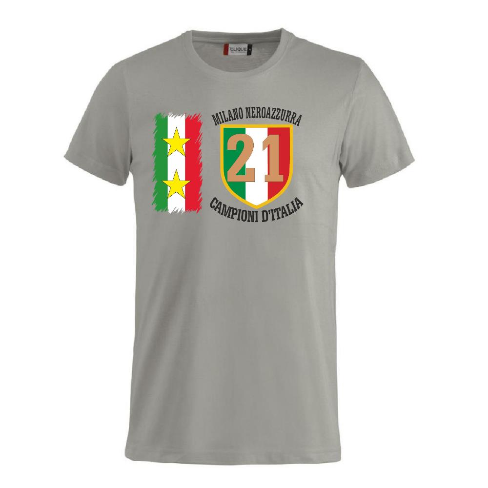 T-Shirt Calcio Inter Campioni d’Italia Serie A – 21 Scudetti Seconda Stella – PS 27431-A068