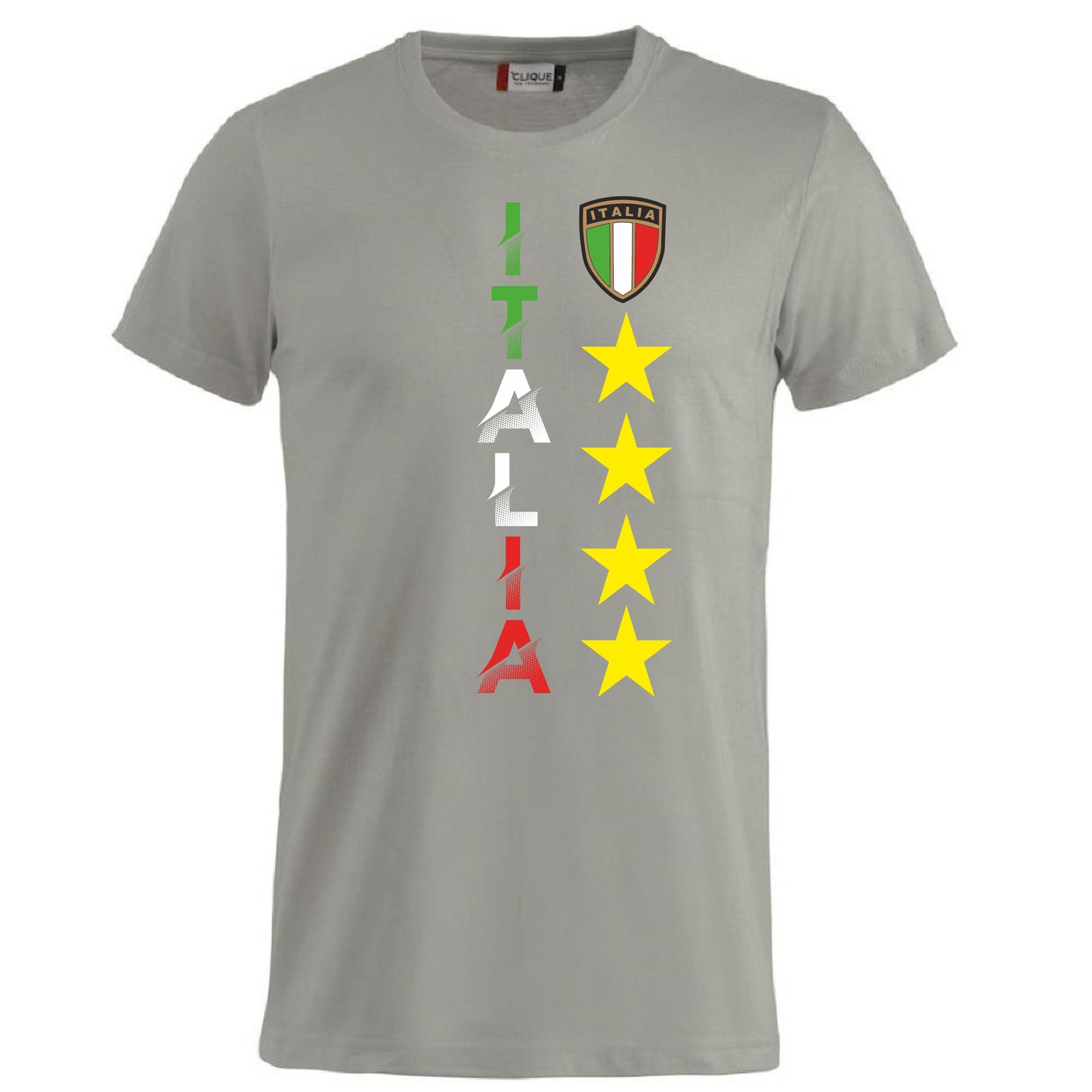 T-Shirt Italia Personalizzabile con Nome e Numero – Cotone  PS 27431-A097