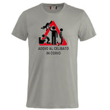 T-Shirt Addio al Celibato In Corso , Dietro  “Attenzione Ubriachi” – Maglietta Divertente con Doppia Stampa Fronte/Retro – PS 27431 - A071