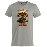 T-Shirt Papa' Russi Come Un Trattore Ma Ti Voglio Bene Piu' Del Rumore – Maglietta Personalizzabile PS 27431-A-145