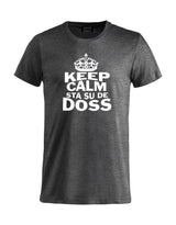 T-Shirt “Keep Calm Sta Su De Doss” Uomo e Bambino – Maglietta Simpatica con Stampa – PS 27431-A010