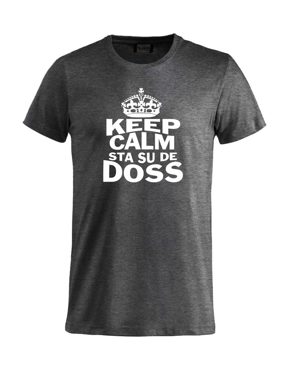 T-Shirt “Keep Calm Sta Su De Doss” Uomo e Bambino – Maglietta Simpatica con Stampa – PS 27431-A010