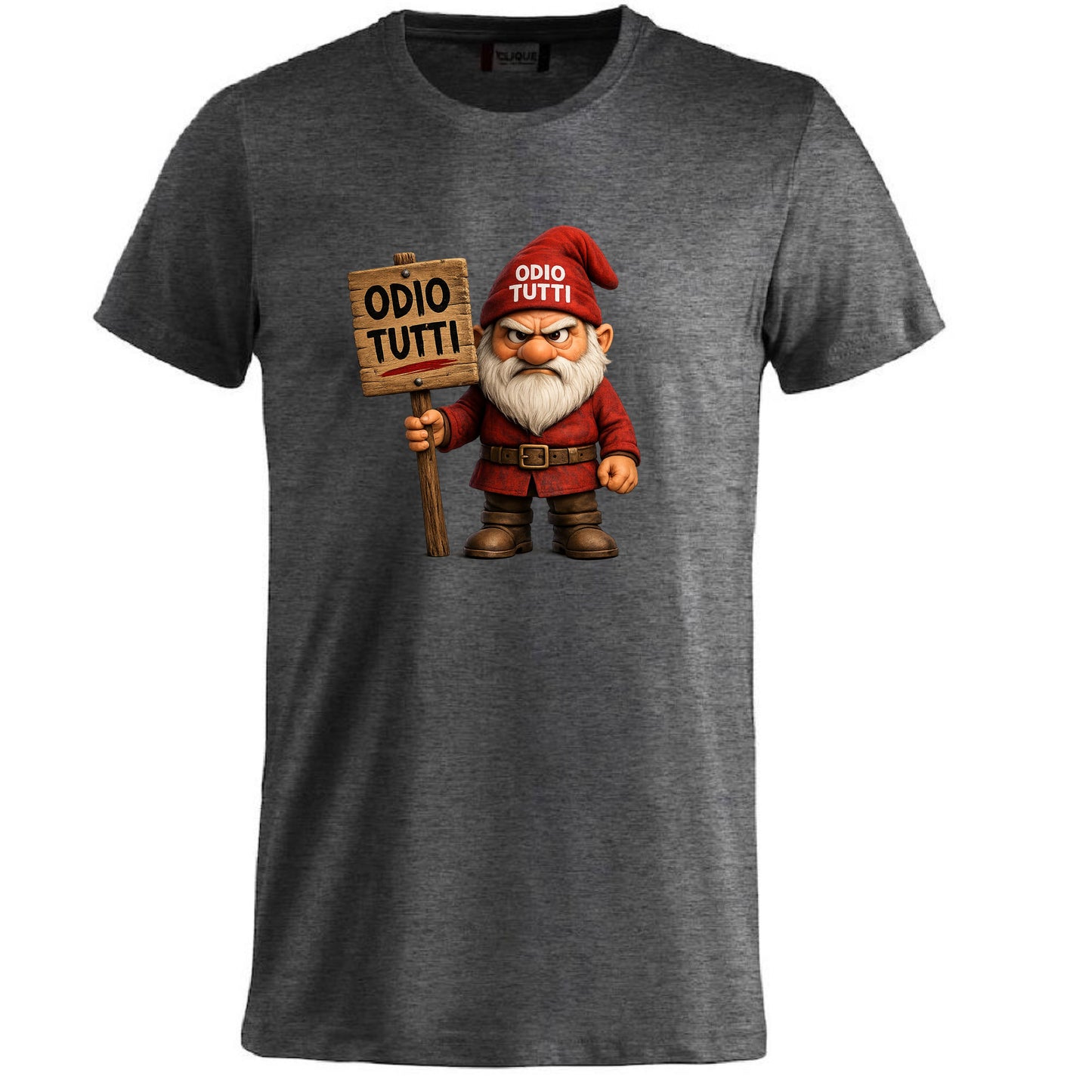 T-Shirt Uomo Simpatica Odio Tutti – Personalizzabile con Nome – PS 27431-A-155