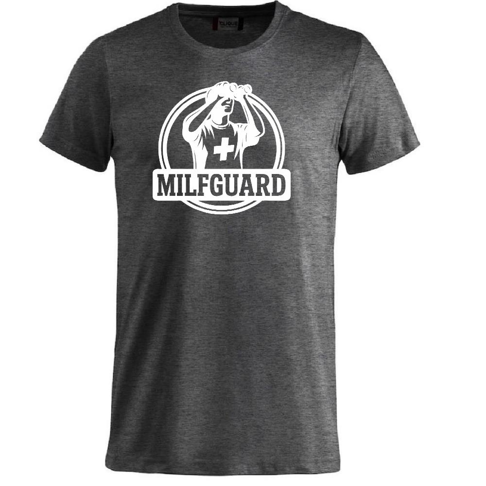 T-Shirt Milfguard – Salvataggio MILF” Maglietta Divertente da Bagnino – PS 27431-A-138