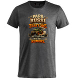 T-Shirt Papa' Russi Come Un Trattore Ma Ti Voglio Bene Piu' Del Rumore – Maglietta Personalizzabile PS 27431-A-145