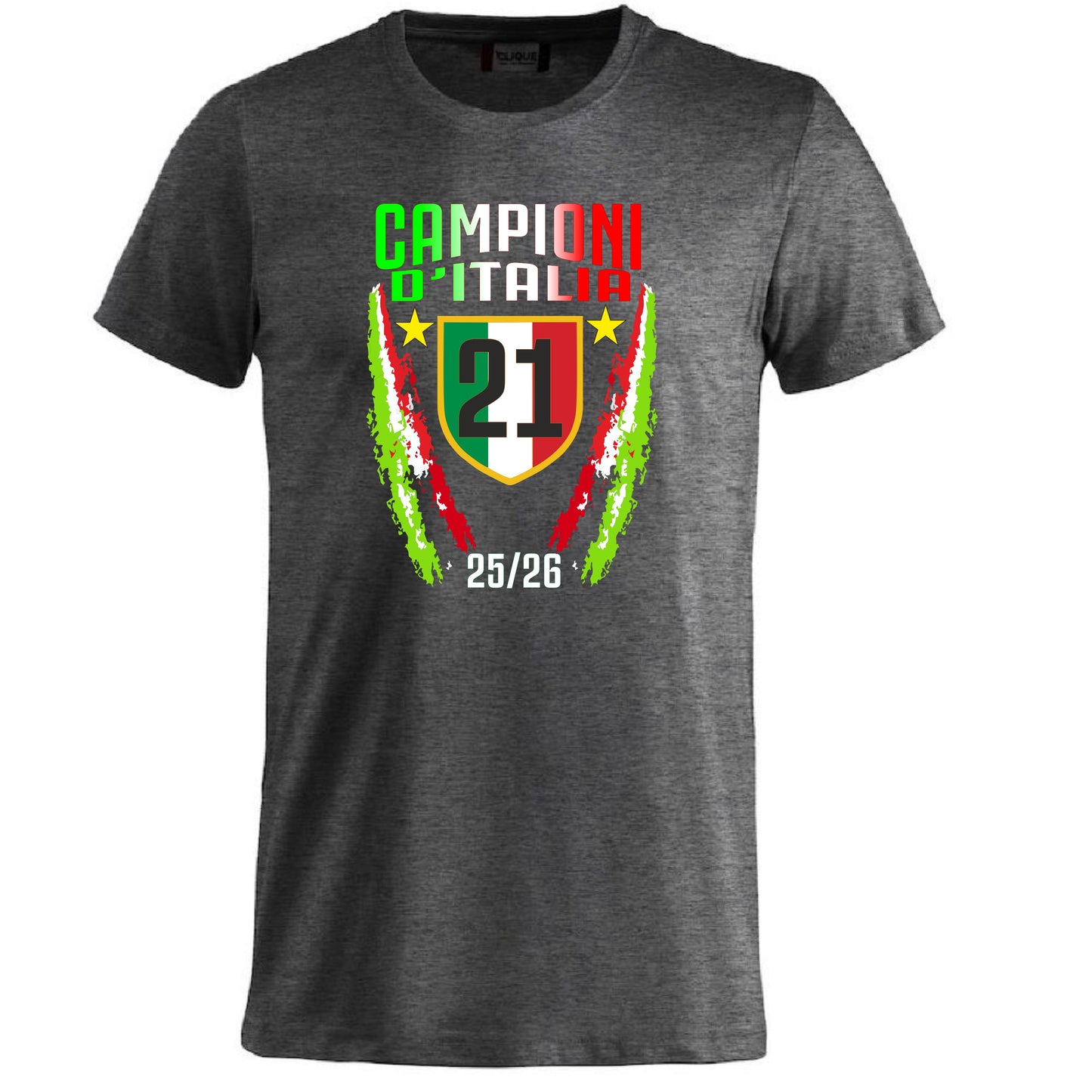 T-Shirt Inter Campione d’Italia 2025/2026 – Seconda Stella 21 Scudetti – PS 27431-A040 INT