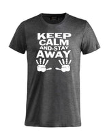 T-Shirt “Keep Calm And Stay Away” Uomo – Maglietta Simpatica con Stampa – PS 27431-A013