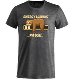 T-Shirt “Bradipo Energy Loading… Pause…” – Personalizzabile con Nome – PS 27431-A135