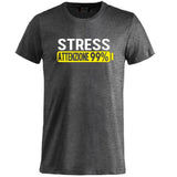 T-Shirt Uomo “Stress Attenzione 99%” – Maglietta Simpatica e Divertente PS 27431-A002