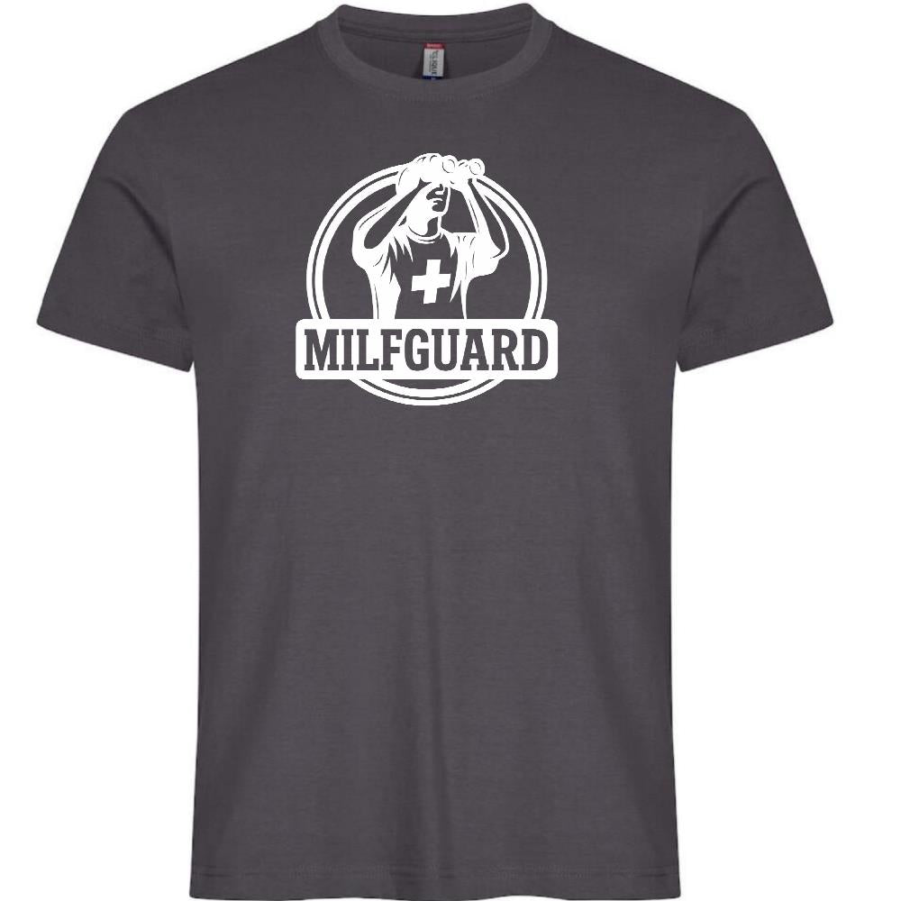T-Shirt Milfguard – Salvataggio MILF” Maglietta Divertente da Bagnino – PS 27431-A-138