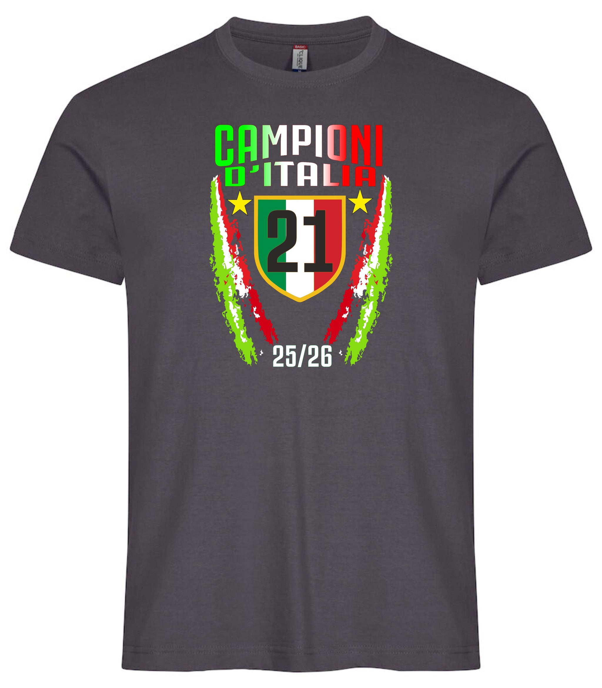 T-Shirt Inter Campione d’Italia 2025/2026 – Seconda Stella 21 Scudetti – PS 27431-A040 INT