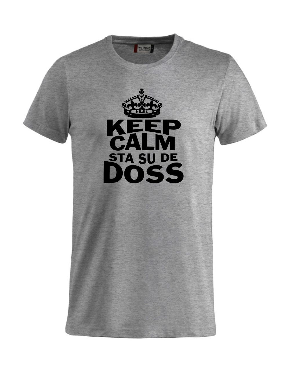 T-Shirt “Keep Calm Sta Su De Doss” Uomo e Bambino – Maglietta Simpatica con Stampa – PS 27431-A010