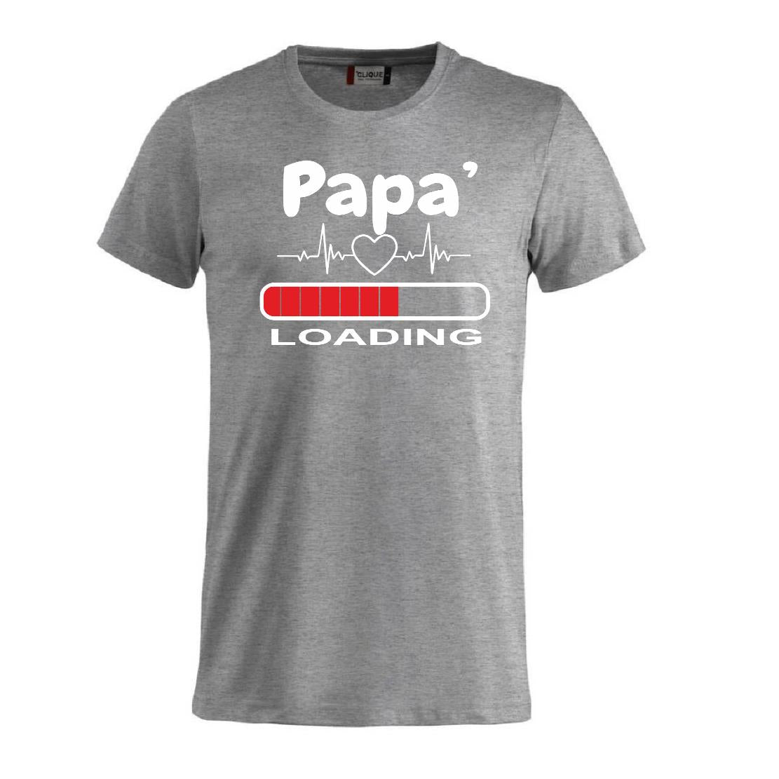 T-Shirt Personalizzabile Unisex “Papà loading...” – Festa del papà – PS 27431-A055