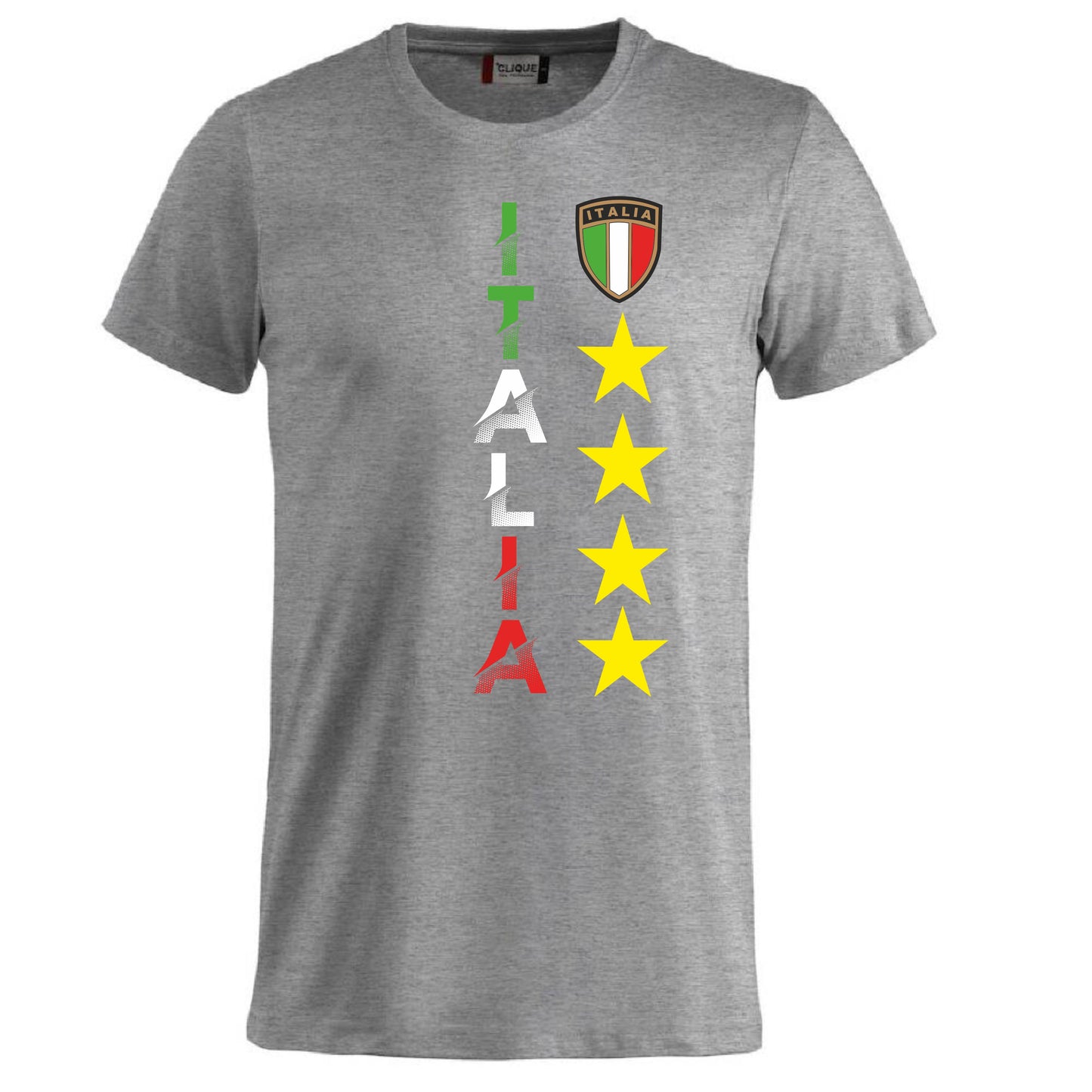 T-Shirt Italia Personalizzabile con Nome e Numero – Cotone  PS 27431-A097