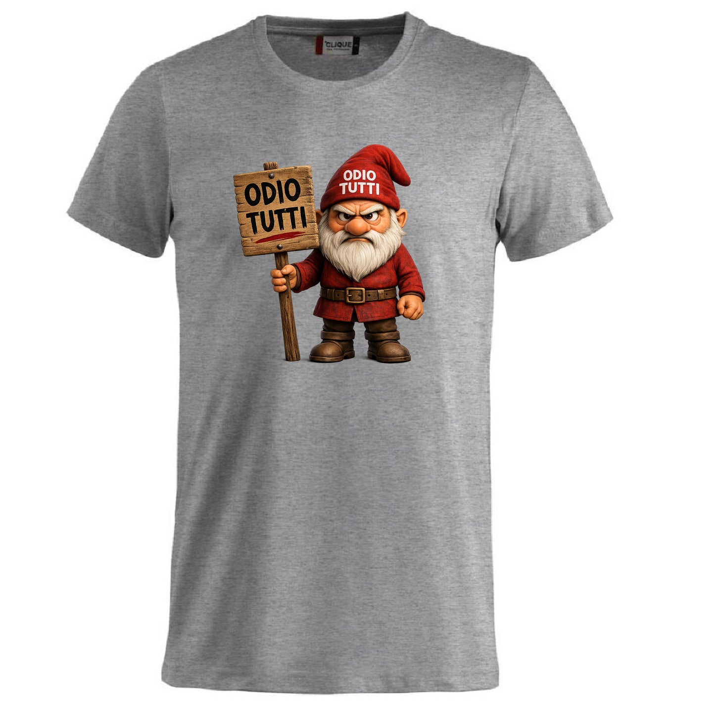 T-Shirt Uomo Simpatica Odio Tutti – Personalizzabile con Nome – PS 27431-A-155