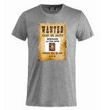 T-Shirt “Wanted Dead or Alive” Personalizzata con la Tua Foto – Mod. PS 27431-A061 - PRS
