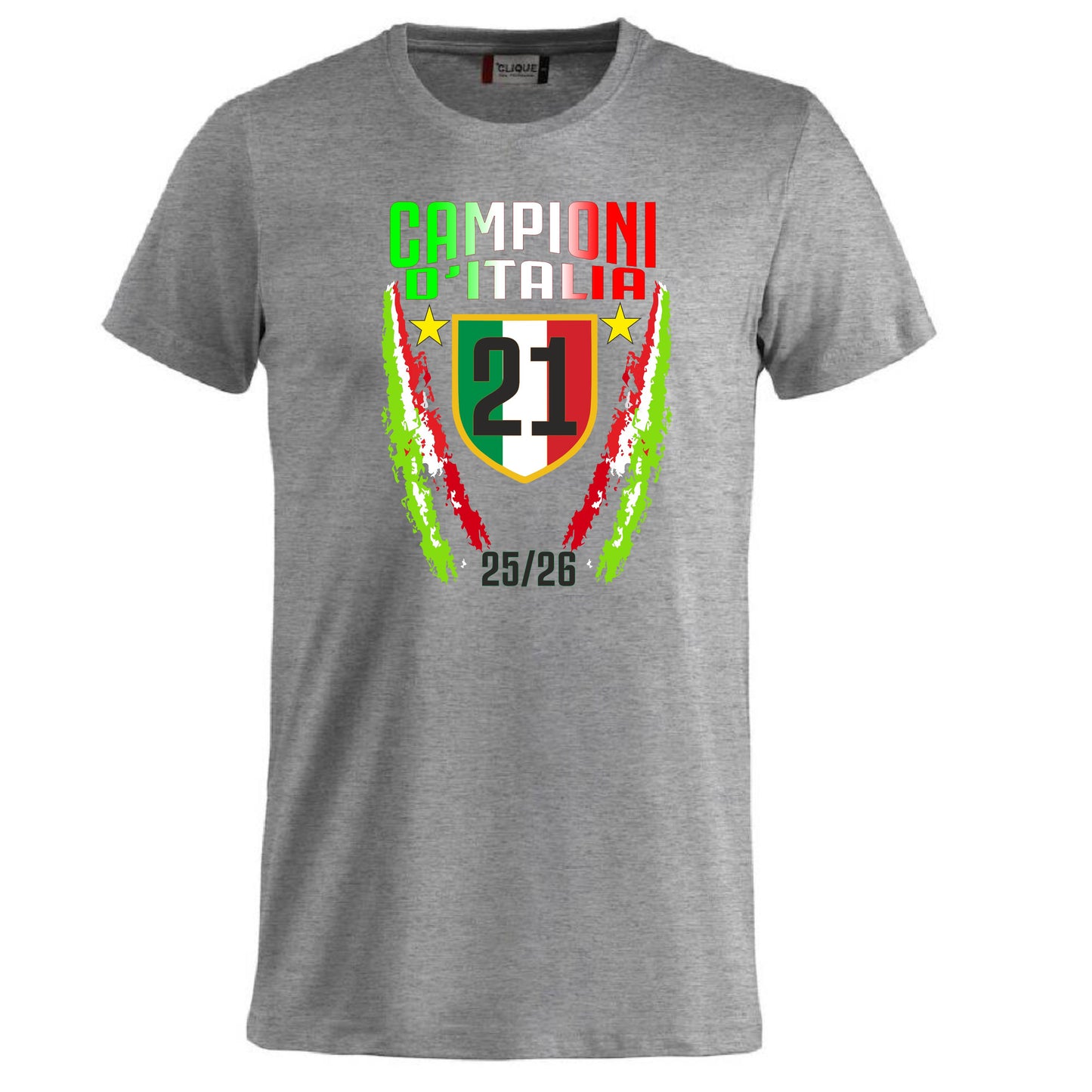 T-Shirt Inter Campione d’Italia 2025/2026 – Seconda Stella 21 Scudetti – PS 27431-A040 INT