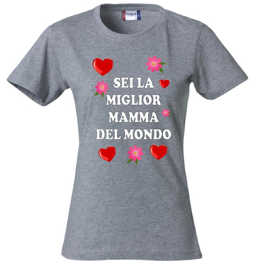 T-Shirt Donna “Sei la Migliore ... del Mondo” – Idea Regalo per Mamma, Zia, Nonna o Amica – PS 28870-001 PRS