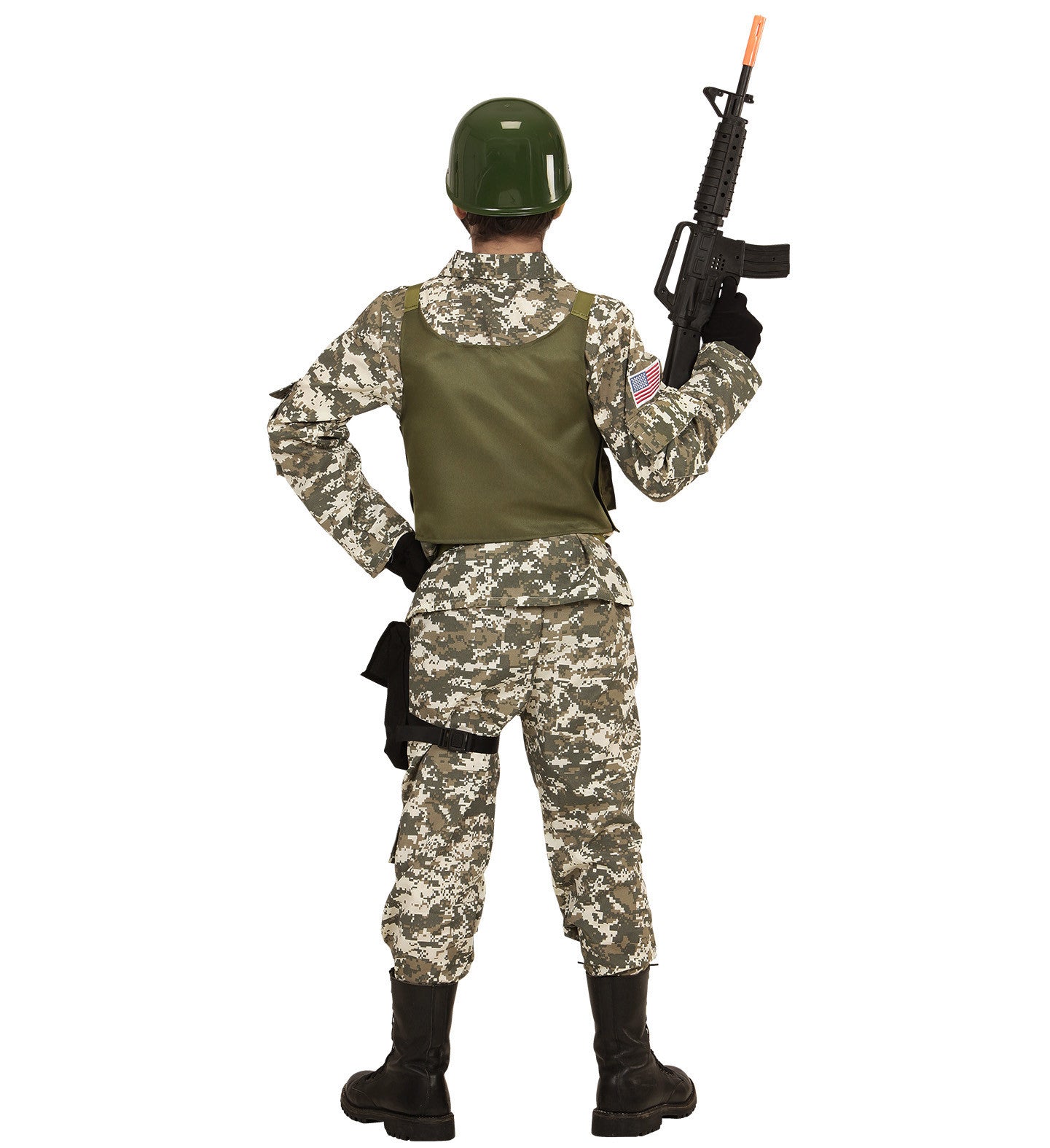 Costume di Carnevale Bambino Mimetico Navy Seals – Travestimento Militare PS 26325