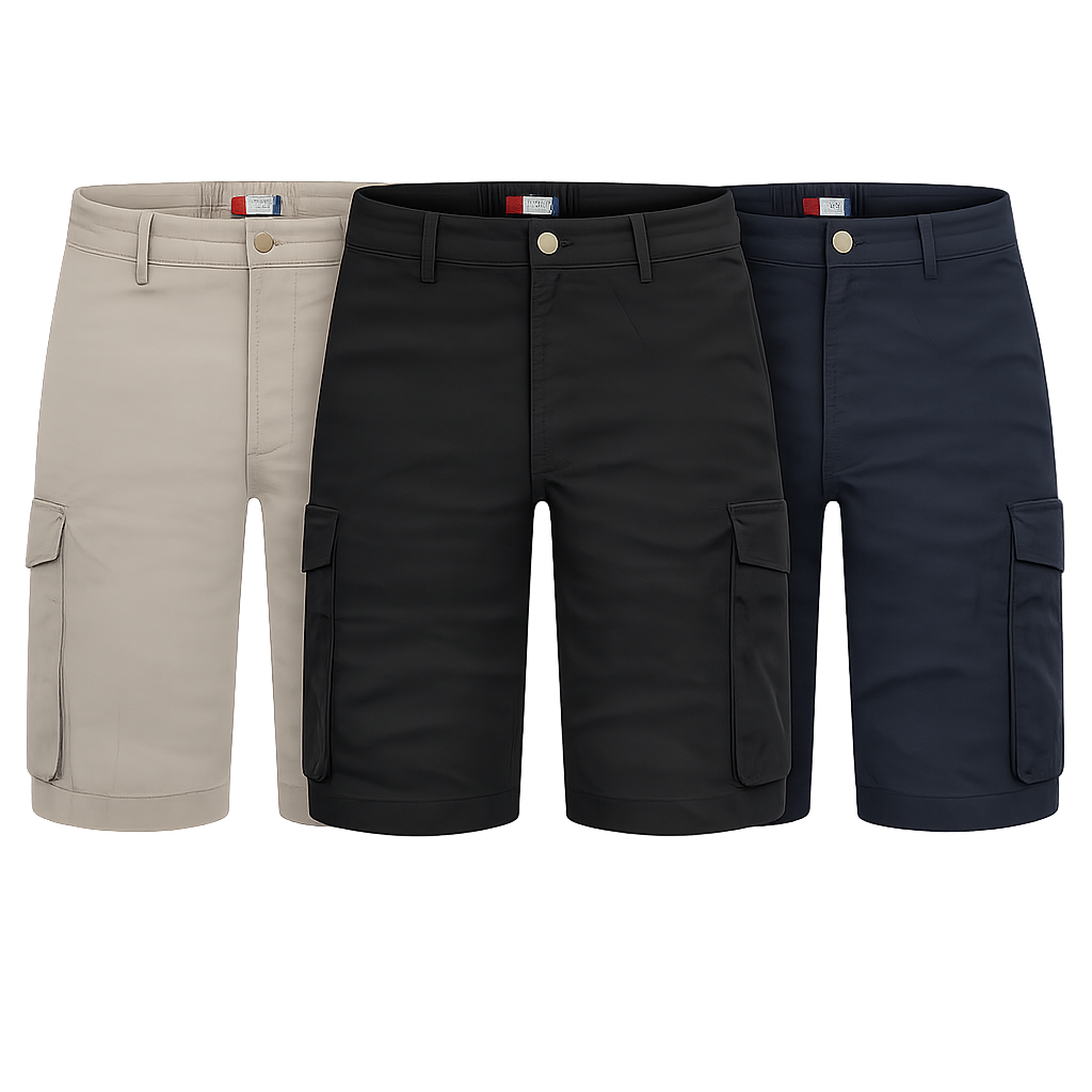Bermuda Cargo Shorts Unisex in Cotone Organico – PS 29997
