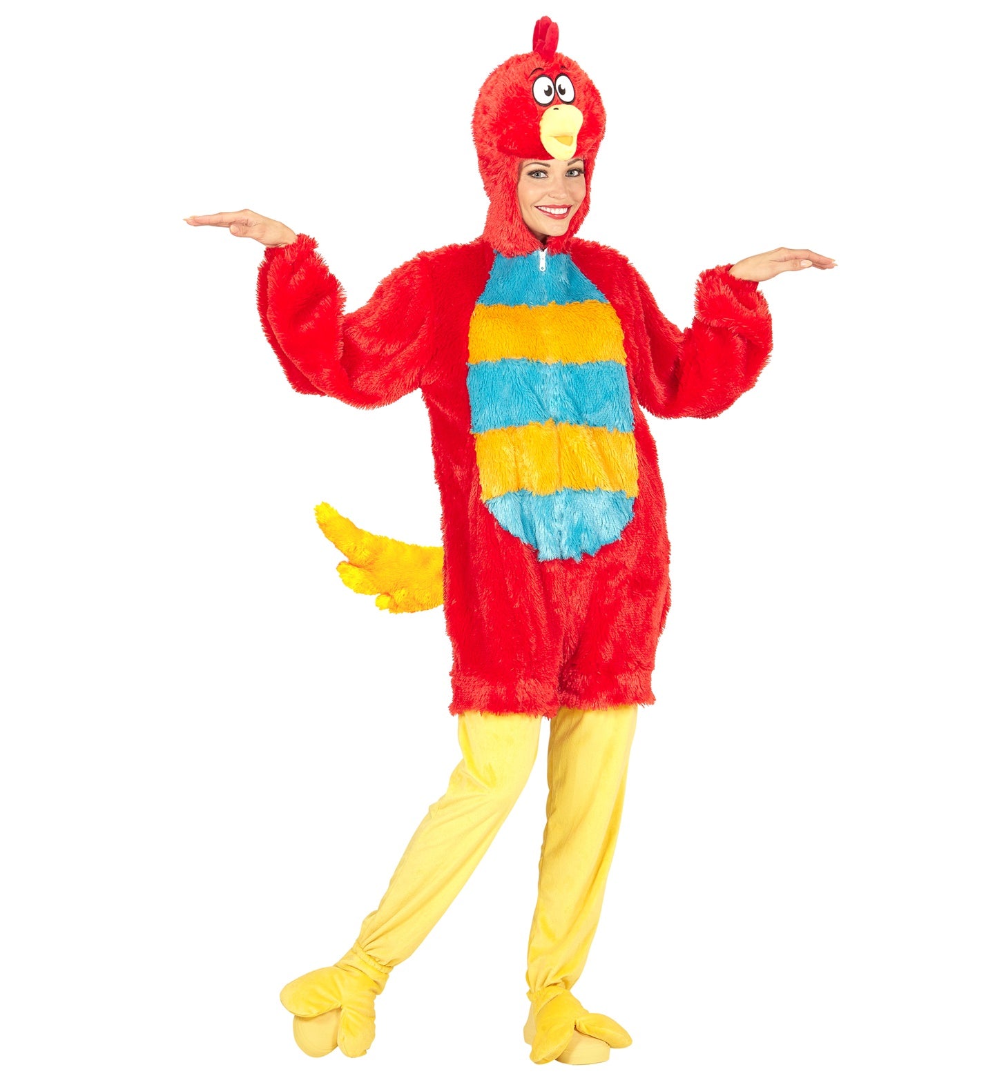Costume Carnevale Travestimento Uccello in Caldo Peluche – Unisex – Widmann – PS 26091