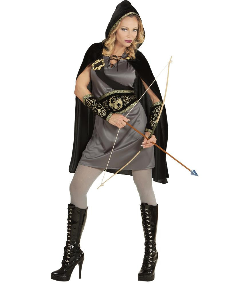 Costume di Carnevale Donna Arciere Medioevale – PS 26228