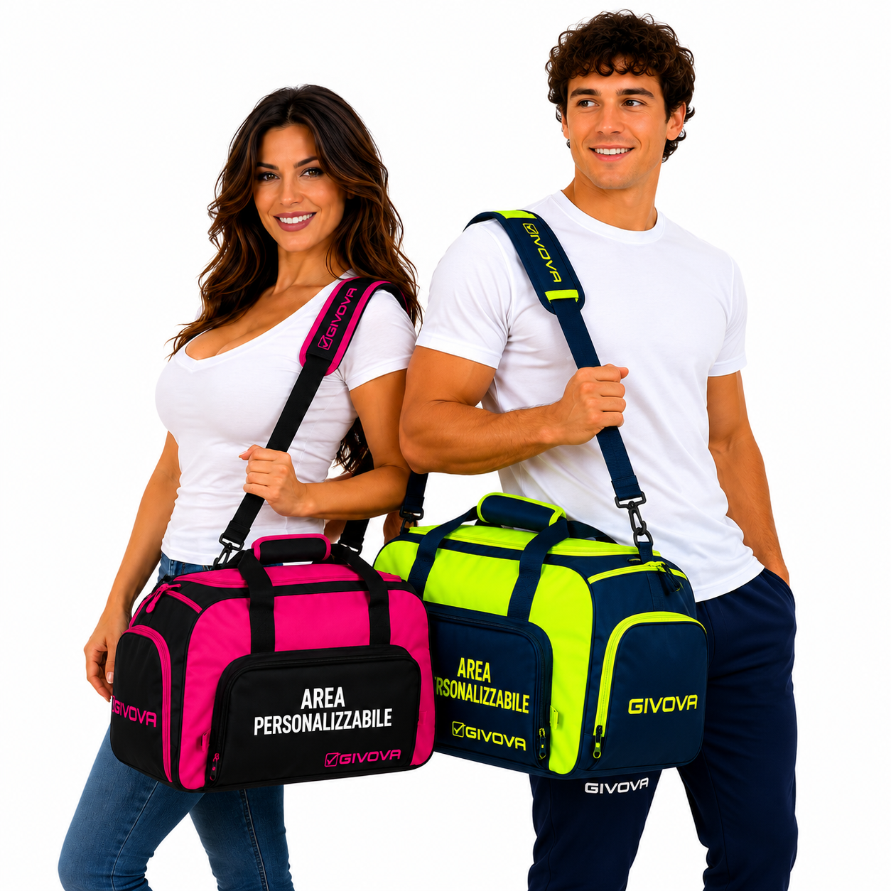 Borsone Sportivo Personalizzabile con Stampe di Loghi o Scritte PS 15543 PRS