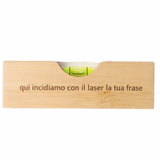 Livella Apribottiglie Cirok in Bambù Personalizzabile con Laser – PS 40230