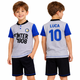 Pigiama Inter Corto Bambino – Personalizzabile con Nome e Numero – PS 30183