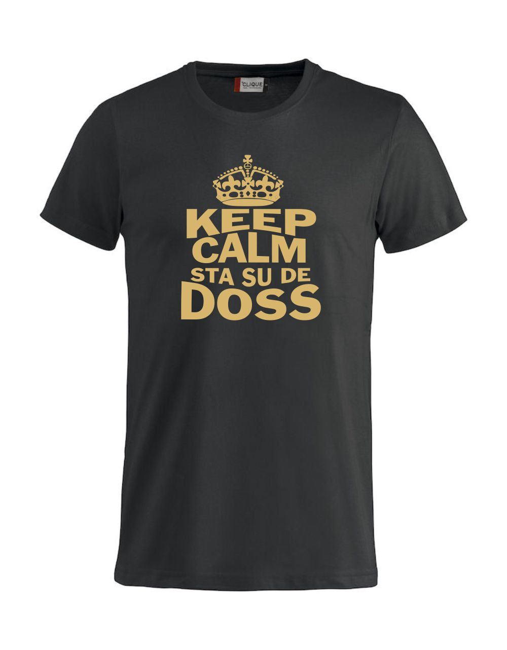 T-Shirt “Keep Calm Sta Su De Doss” Uomo e Bambino – Maglietta Simpatica con Stampa – PS 27431-A010