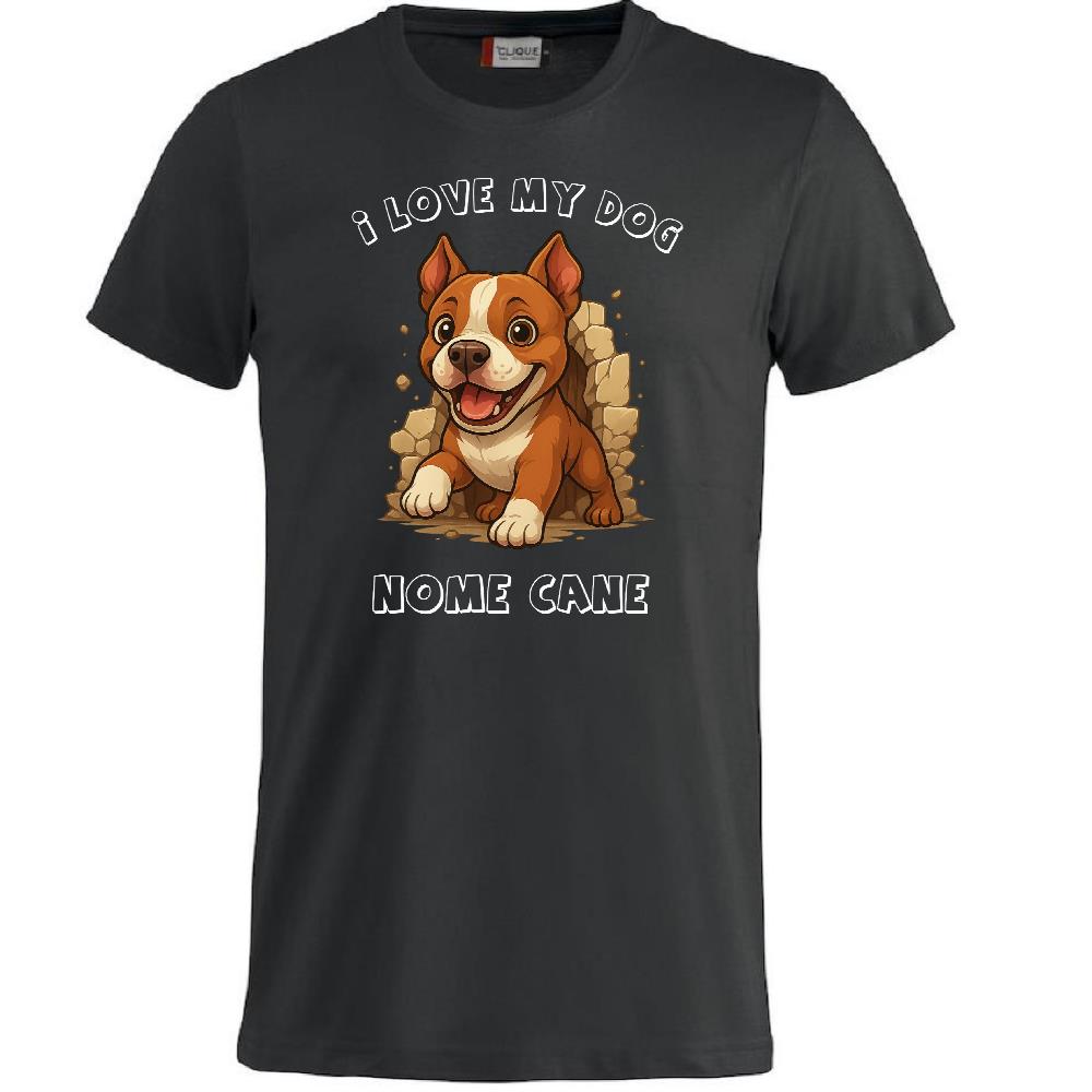 T-Shirt Personalizzata con la Grafica del Tuo Cane e Nome – PS 27431-A-134