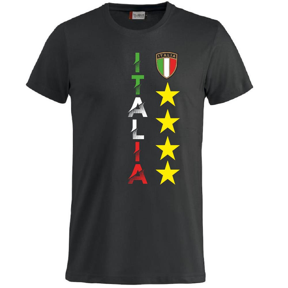 T-Shirt Italia Personalizzabile con Nome e Numero – Cotone  PS 27431-A097