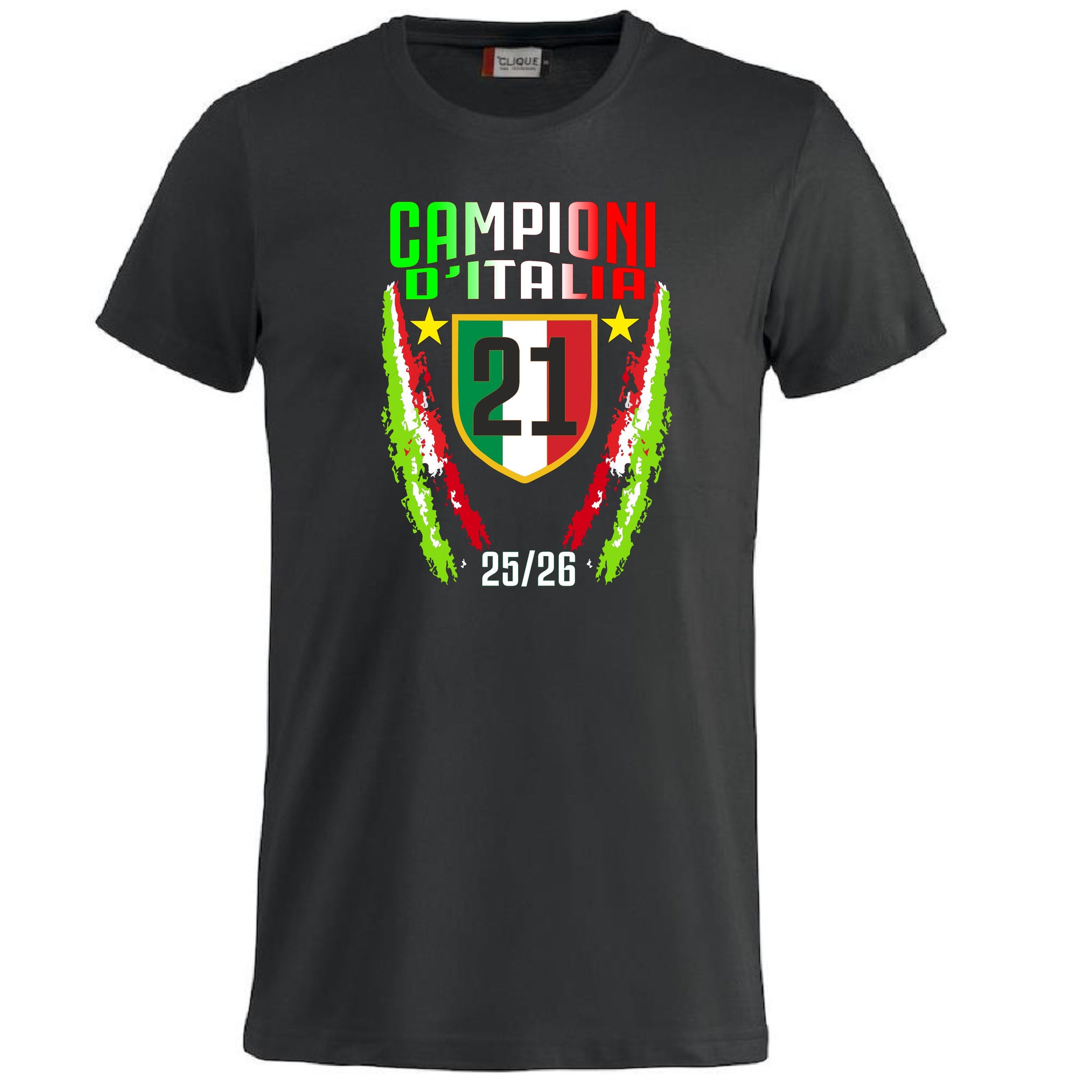 T-Shirt Inter Campione d’Italia 2025/2026 – Seconda Stella 21 Scudetti – PS 27431-A040 INT