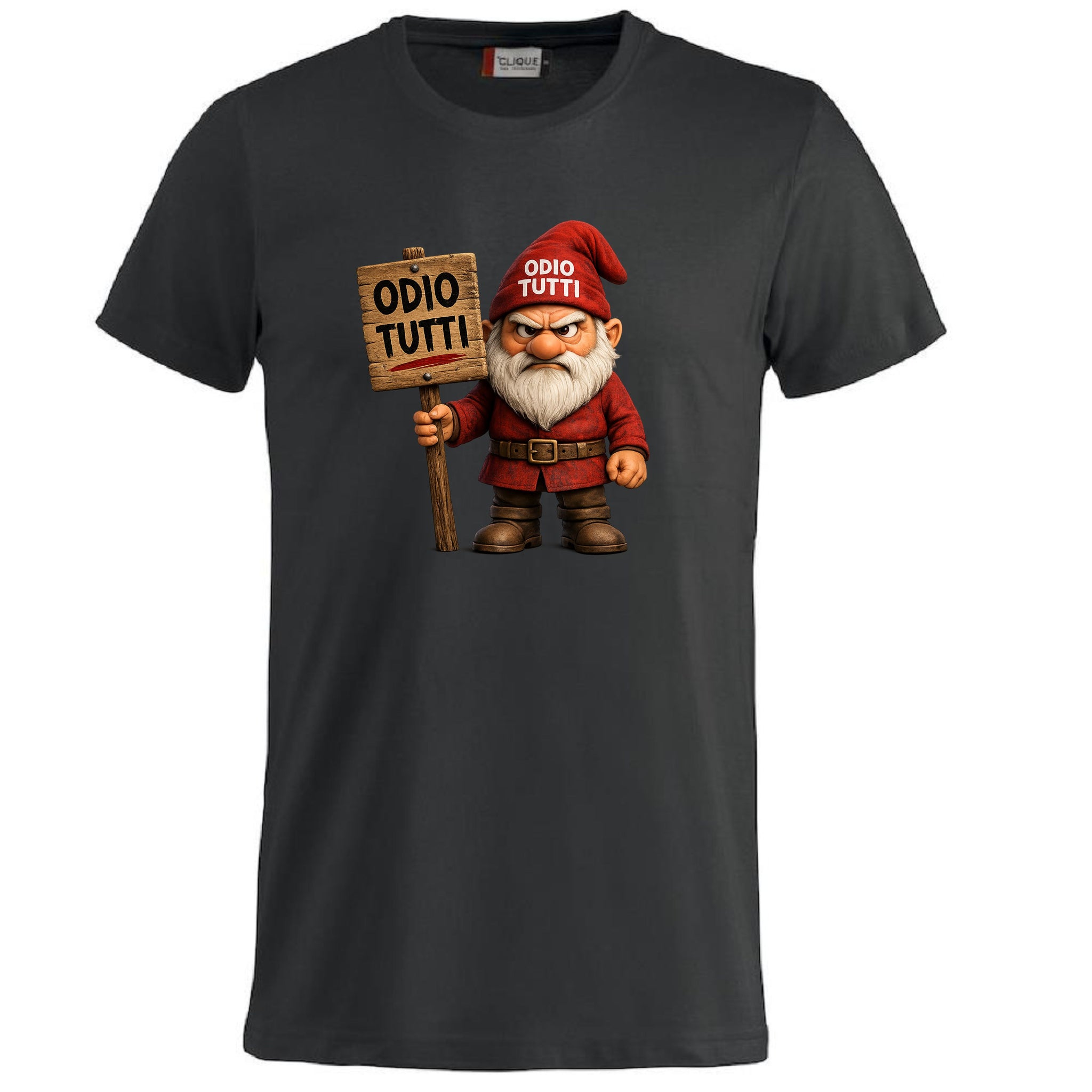 T-Shirt Uomo Simpatica Odio Tutti – Personalizzabile con Nome – PS 27431-A-155