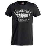 T-Shirt Personalizzabile “Una Leggenda va in pensione” – Personalizzabile con Nome – PS 27431-A-144